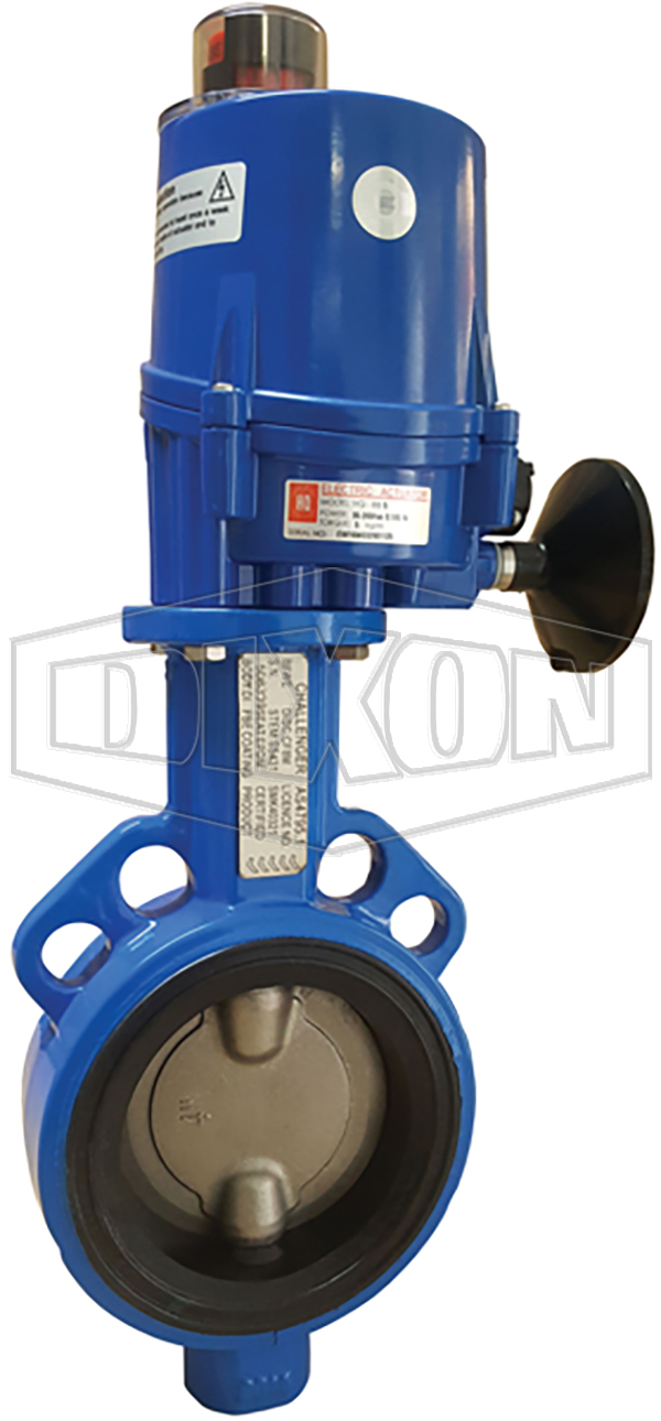 Electrically Actuated Wafer Butterfly Valve Table E